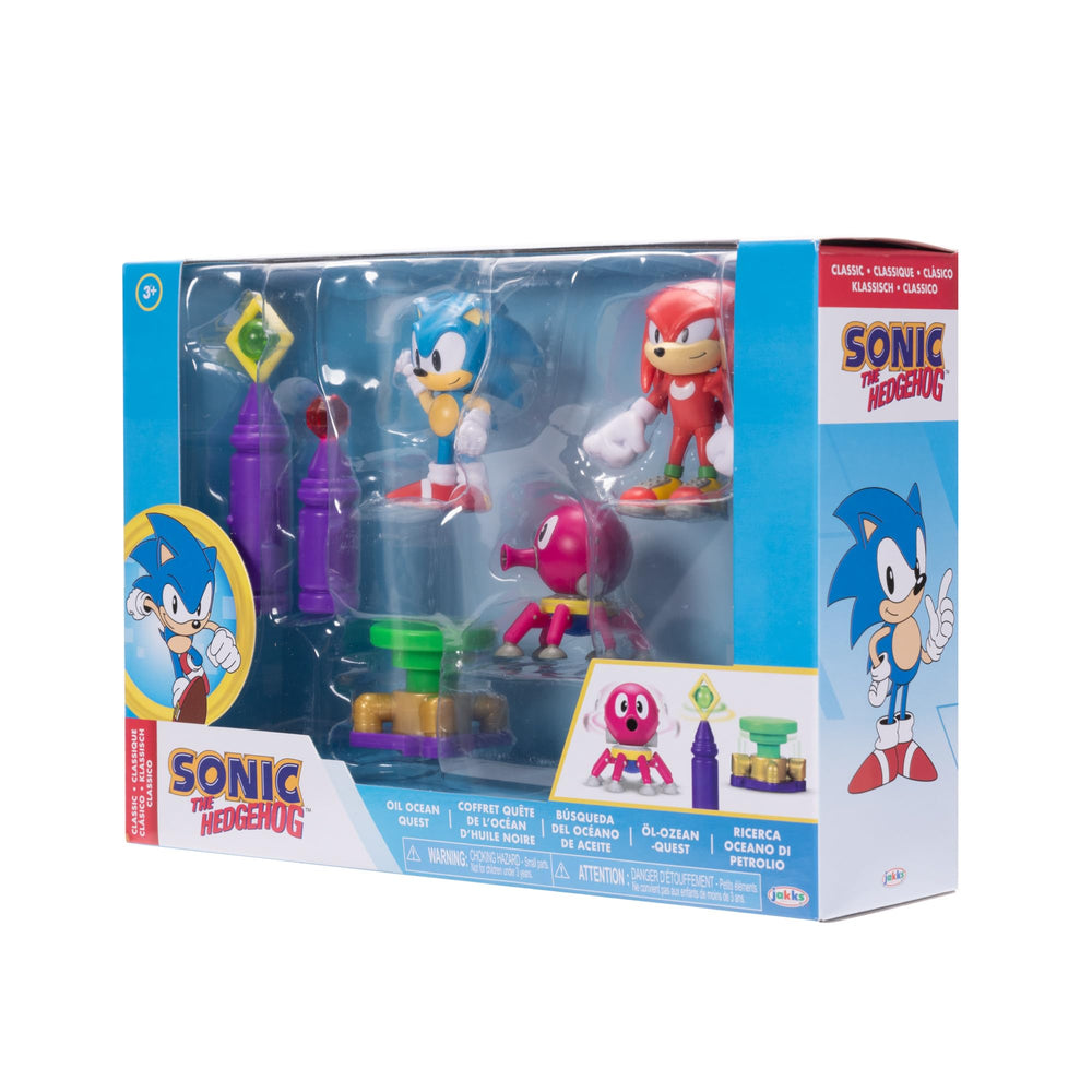 Five-point articulation Sonic figure for dynamic poses