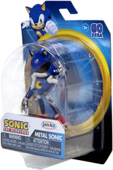 Sonic The Hedgehog Metal Sonic blue finish enhances display appeal.