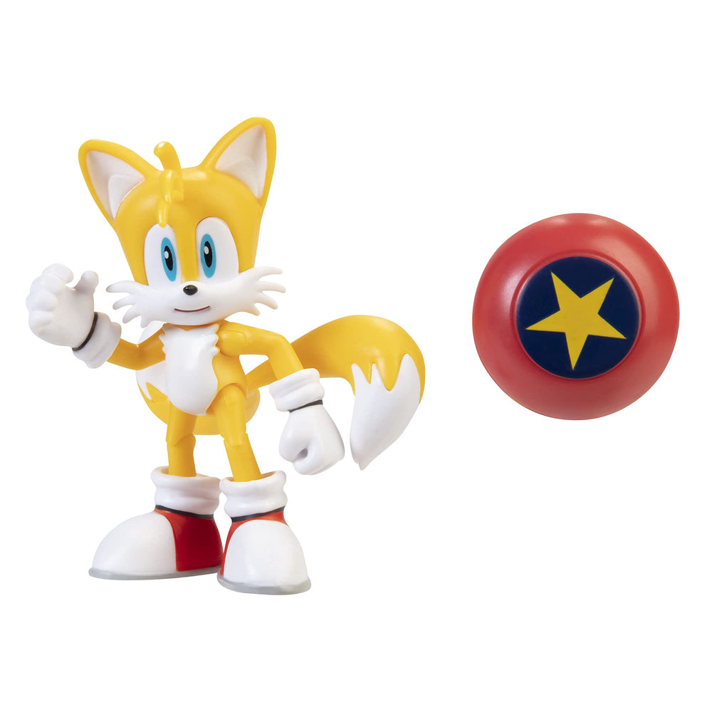 Sonic The Hedgehog Tails back view figure ready for shelf display