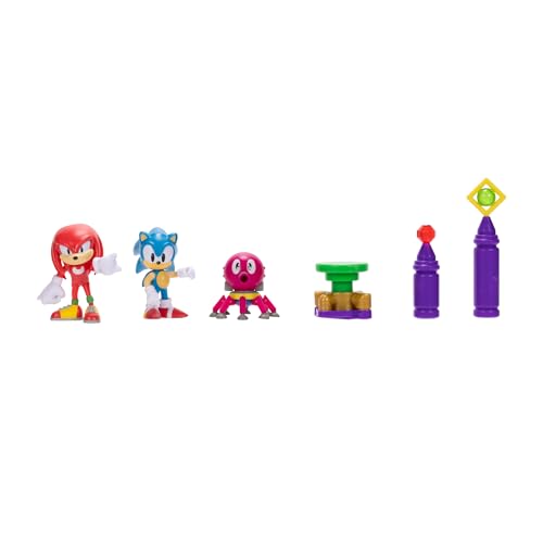Sonic The Hedgehog Oil Ocean Diorama Knuckles figure in pose