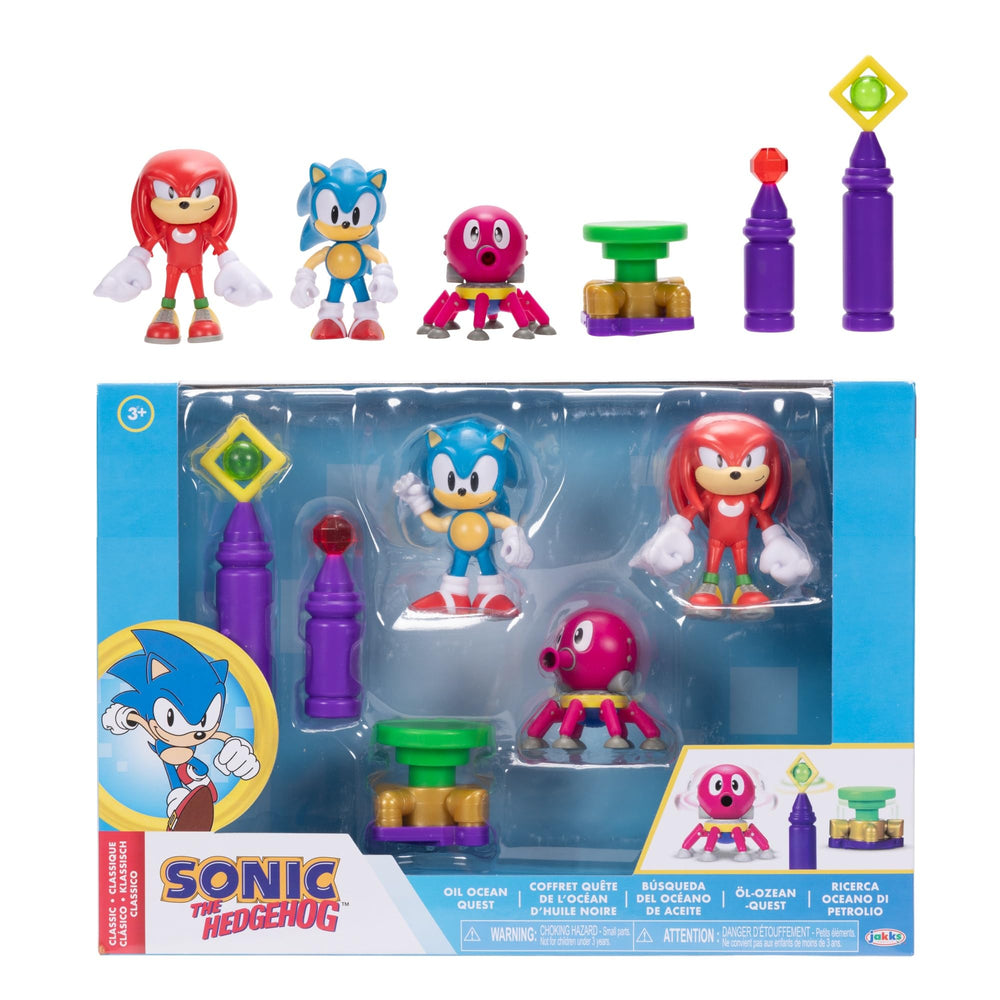 Sonic The Hedgehog Oil Ocean Diorama Sonic figure ready for display