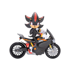 Sonic The Hedgehog figure with motorcycle for dynamic display and imaginative play.