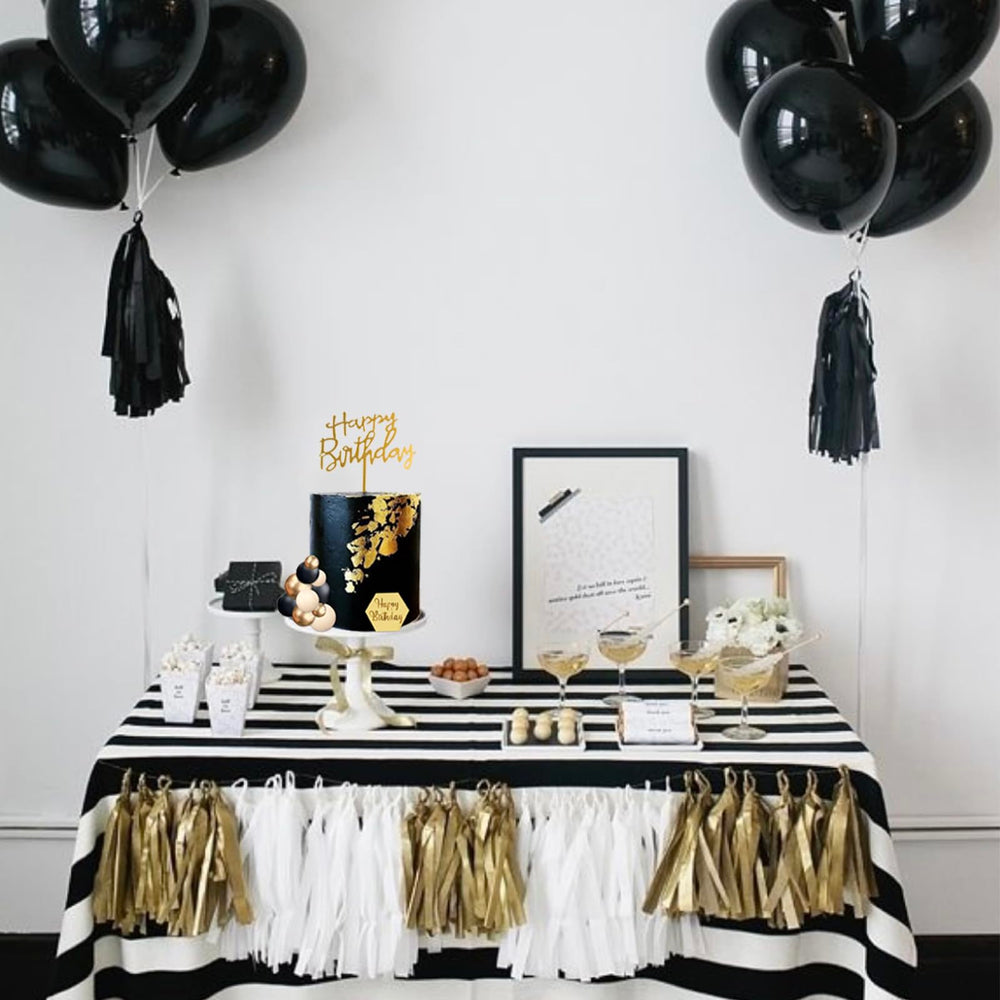 SONICEBUY all-in-one cake toppers set for simple party decorating.