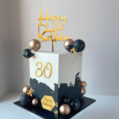 SONICEBUY handmade palm leaf cake decorations add tropical flair.