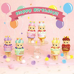 Sonny Angel Birthday Gift 2017 white cake figure ideal for shelves and celebrations.