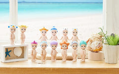 Sonny Angel Marine Series mini figure in hand, a charming desk companion