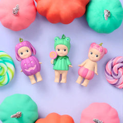 Sonny Angel Pumpkin Patch ghost figure, a secret addition, sparks surprise in your collection.