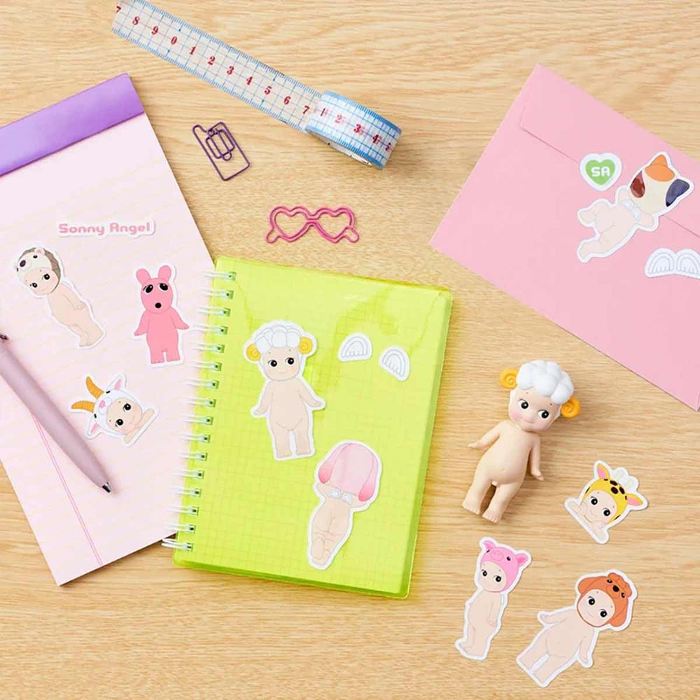 Sonny Angel stickers in varied poses for versatile decor and crafts.