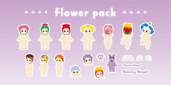 SONNY ANGEL sweets theme stickers add whimsy to notes and bottles.