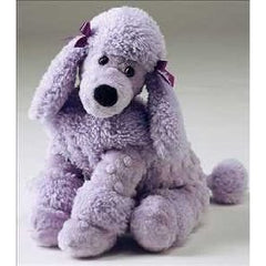 Sonoma Lavender plush dog close-up showing soft faux fur and cuddly design