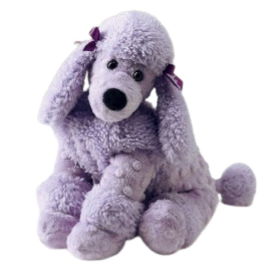 Sonoma Lavender warm hugs pillow with plush poodle for soothing warmth and lavender scent