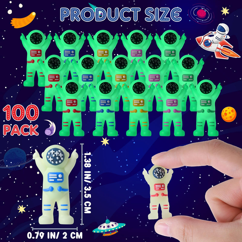 Sonwyoung glow-in-the-dark astronaut figurine in red brightens classroom decor.