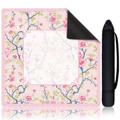 Sonwyoung mahjong mat with carrying bag enables easy transport for on-the-go play.