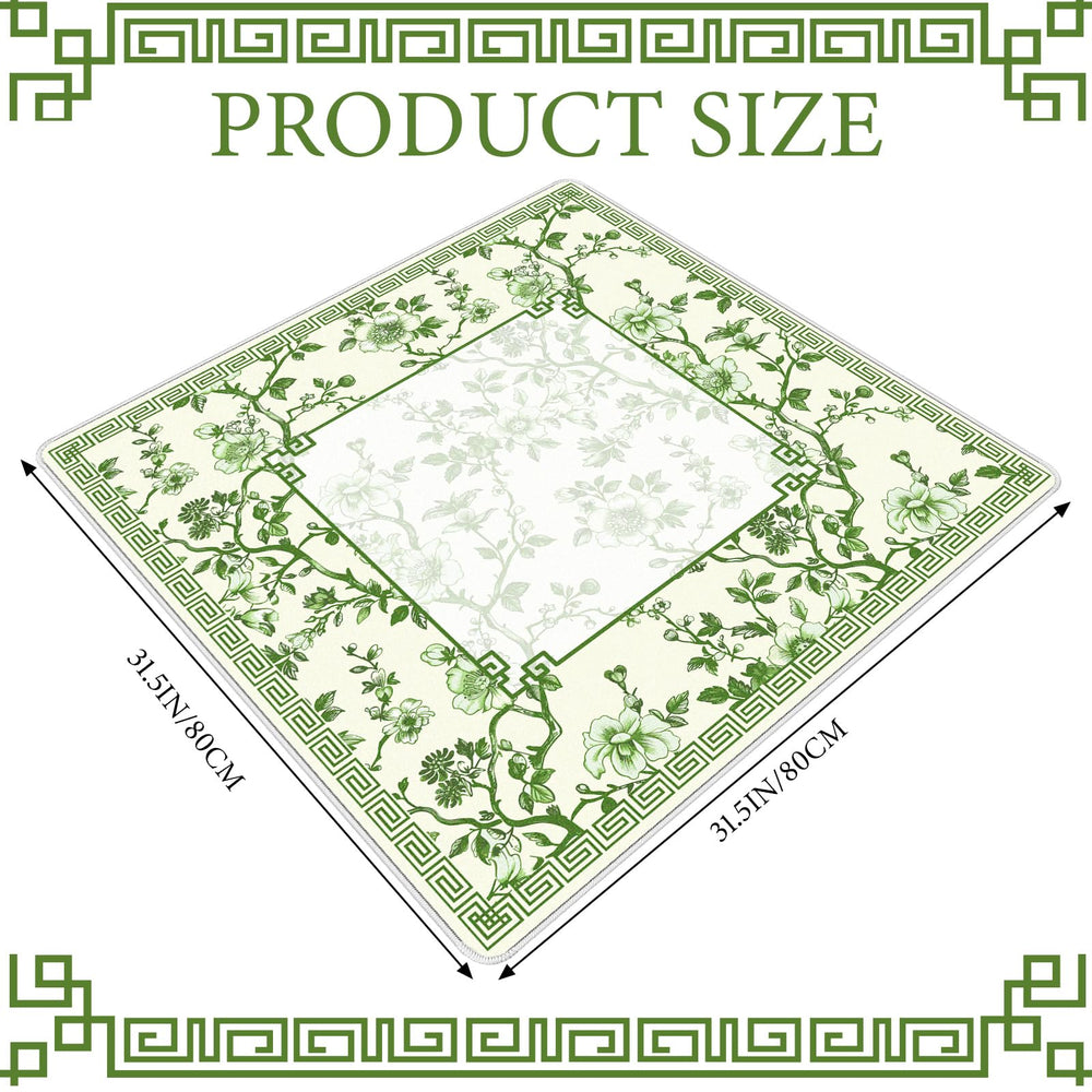 Flat lay of Sonwyoung mahjong mat ready for table games
