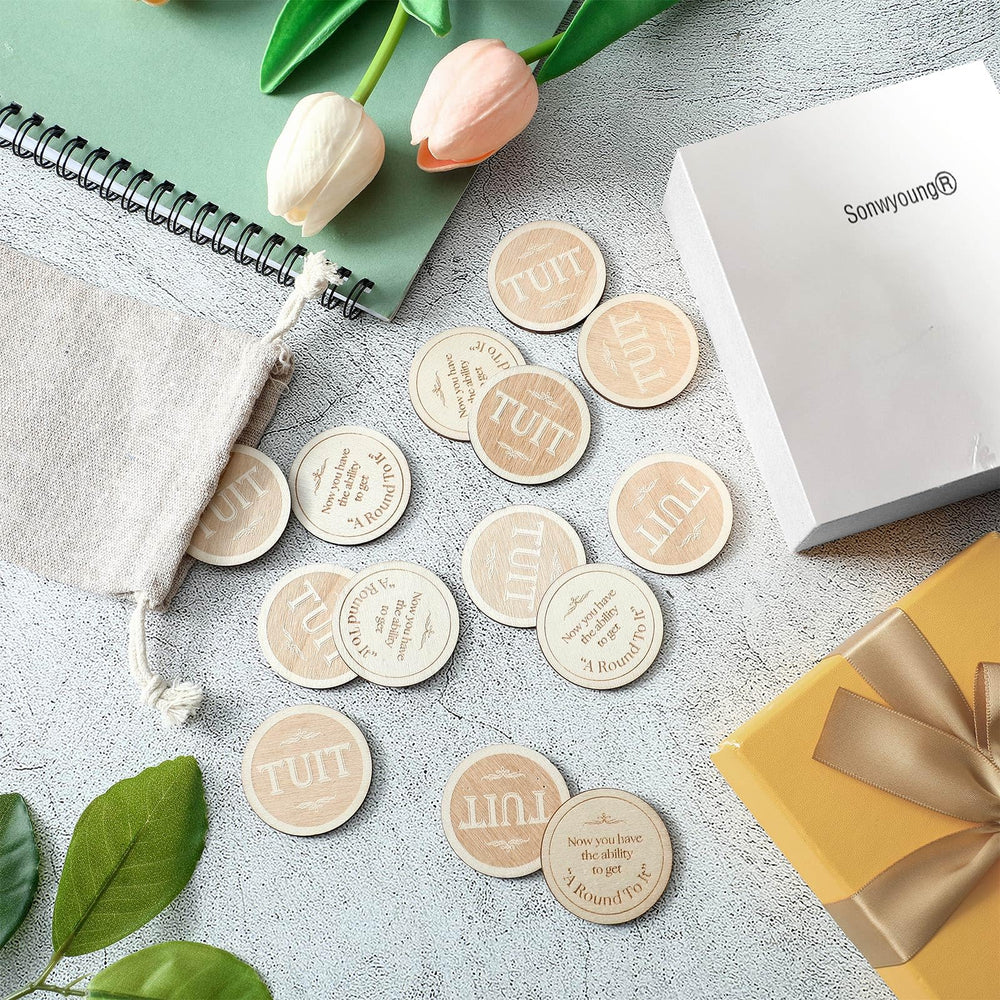 Sonwyoung round tuit fits in a pocket for on-the-go reminders.