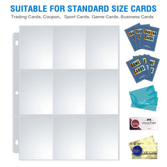 Sooez binder-compatible protectors for standard 3-ring binders