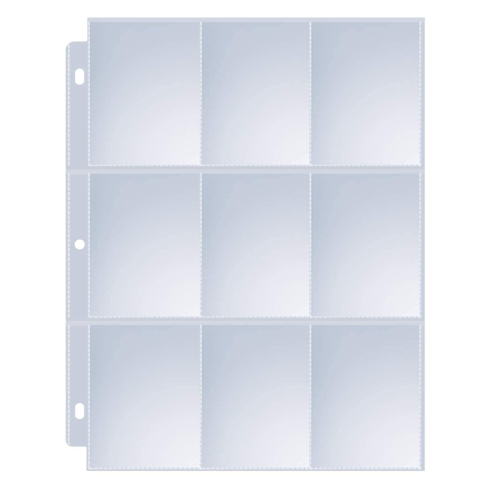 Sooez 36-pack 9-pocket page protectors organized for storage and display