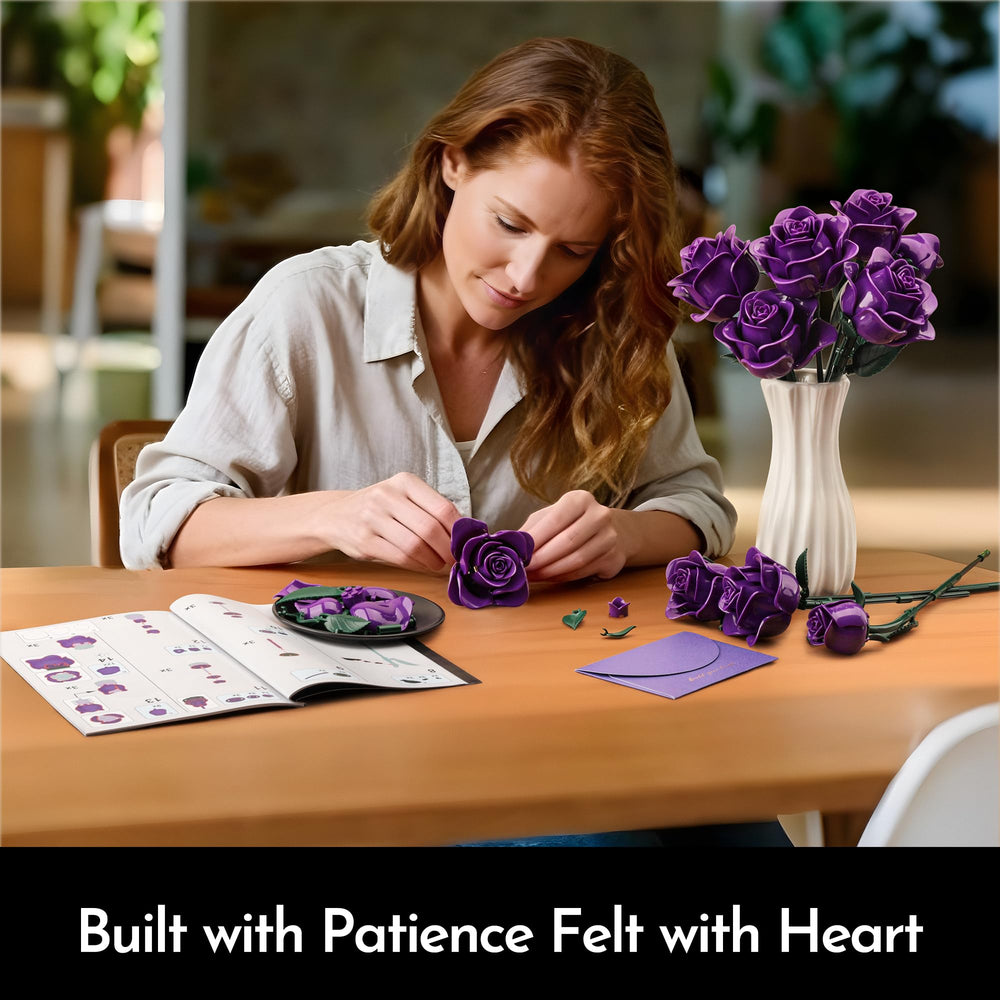 SOOLIO rose-bouquet-display-centerpiece demonstrates chic home or office décor