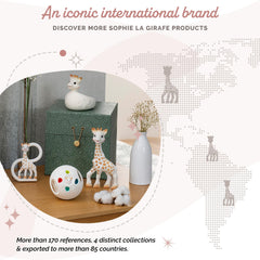 Sophie la girafe Sweetie Pouet Rattle packaging, ready for gifting
