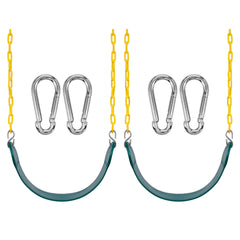 Sorbus heavy duty swing seat with 66-inch rust-resistant chain, ideal for backyard play.