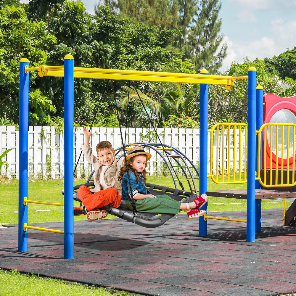 Sorbus platform swing tree mount demonstrates easy backyard setup and safe mounting