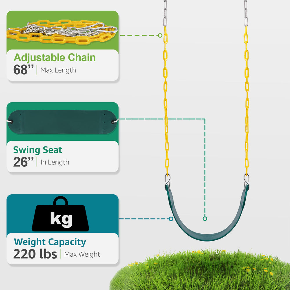 Sorbus tree-swing-compatible setup suits existing outdoor structures.