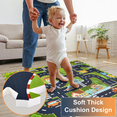 Sorbus tummy-time and play area supports early motor skills through imaginative play.