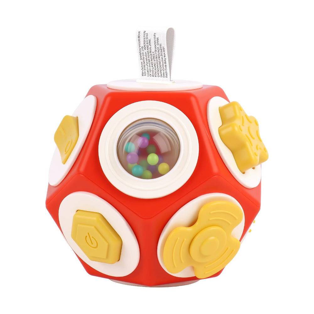 SOSUSHOE Montessori cube play promotes color recognition and fine motor skills.