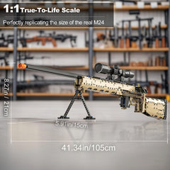 Sosuy M24 with detachable magazine highlighted for interactive play.