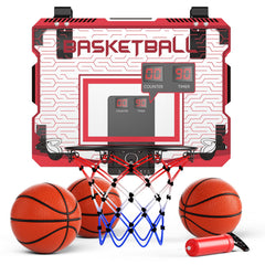 SOTAONE over-the-door hoop with LED lights for engaging play