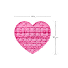 Soti fidget pink heart alphabet bubble in action promoting sensory play and fine motor skills