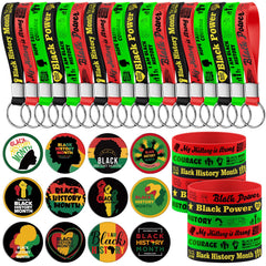 Sotiff Black History Month bracelets worn on the wrist.