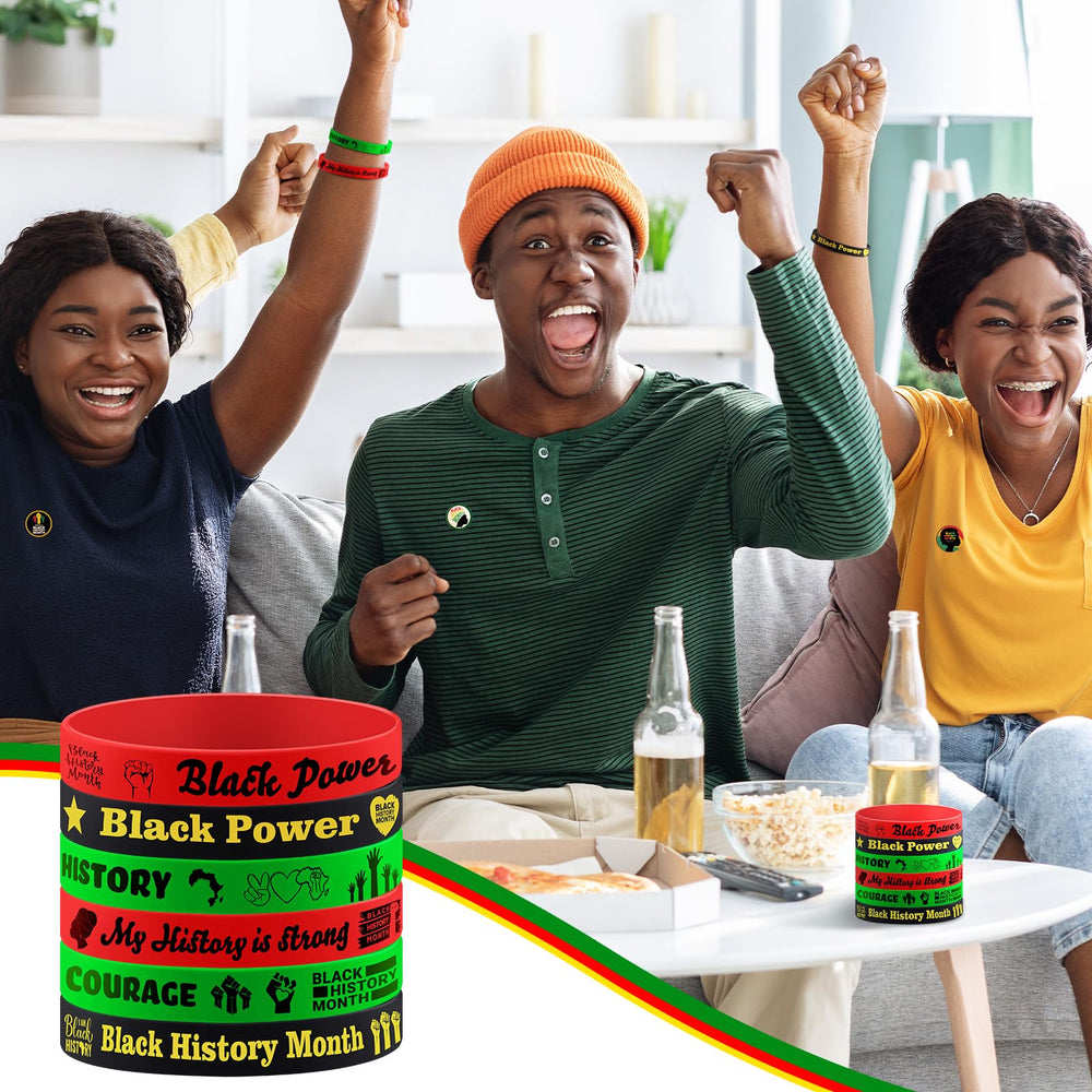 Sotiff Black History Month party favors set ready for gifting.