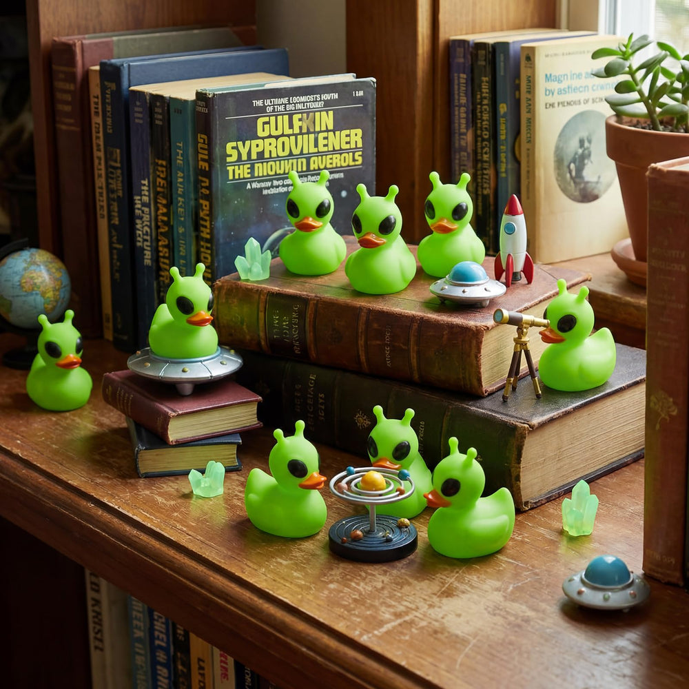 Sotiff green alien duck Valentine gift with cute appeal