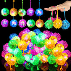 Sotiff light-up spiky ball glowing brightly for night play