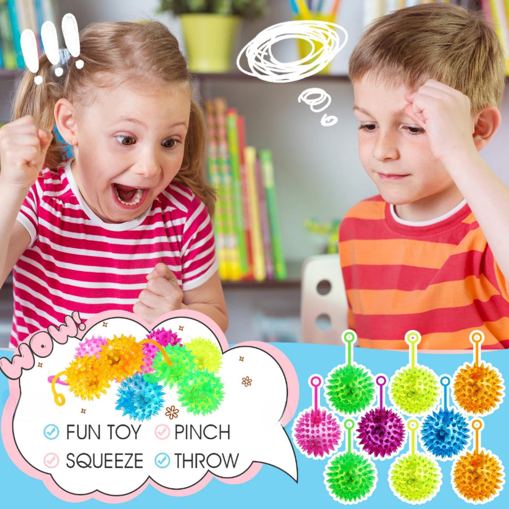 Sotiff soft rubber spiky ball with skin-friendly texture.