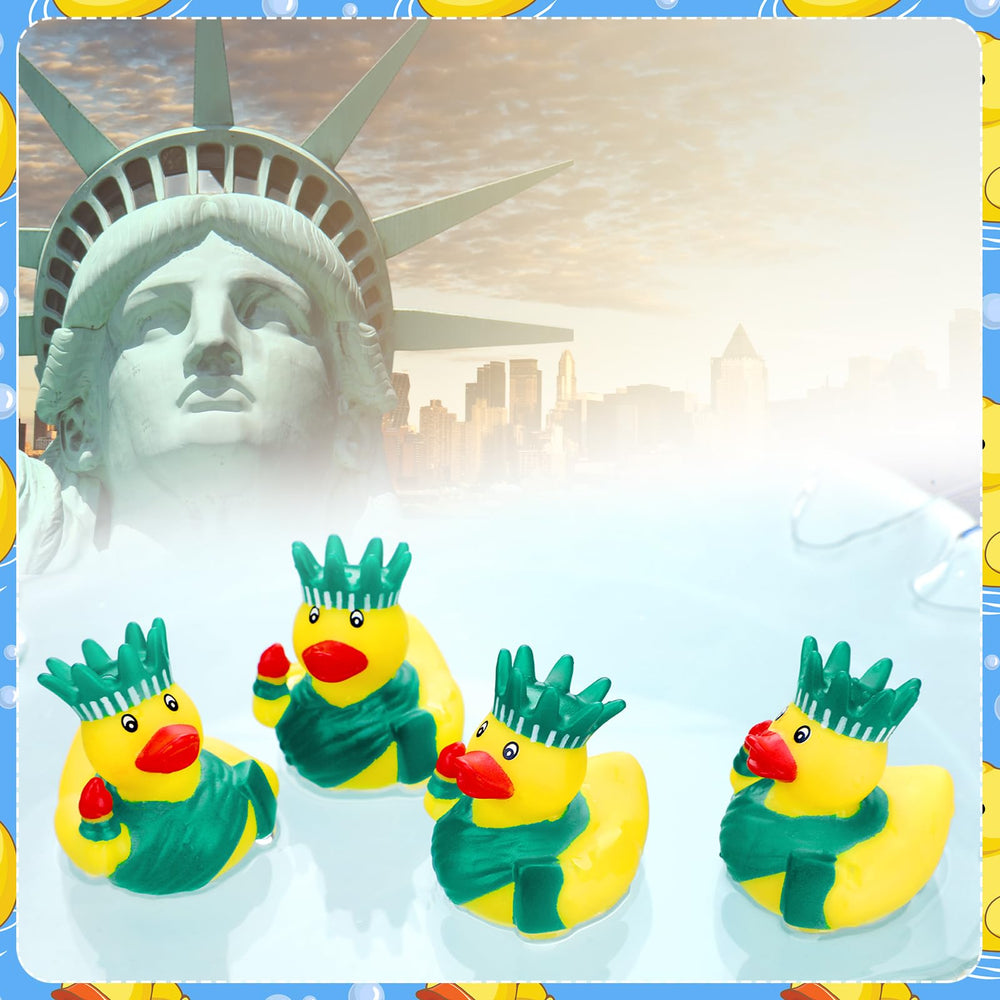 Sotiff Statue of Liberty duck, portable keepsake for travel.