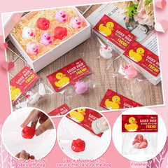 Sotiff ducks with cards and bags provide quick gift ideas.