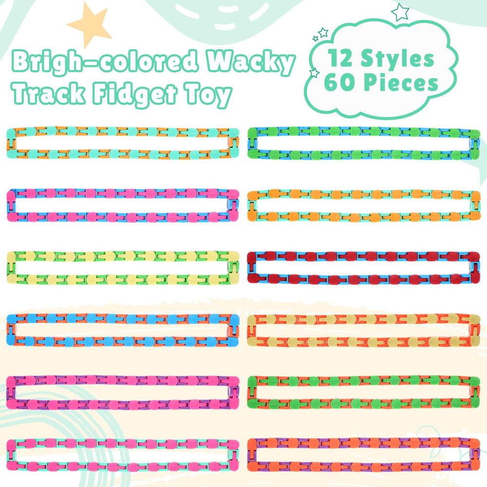Sotiff Wacky Tracks color variety: 12 colors enable versatile, playful configurations.