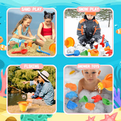 Sotodik mesh bag keeps toys organized and sand-free after play