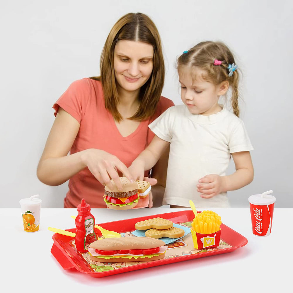 Sotodik removable tray playset showcases organized pretend kitchen activities