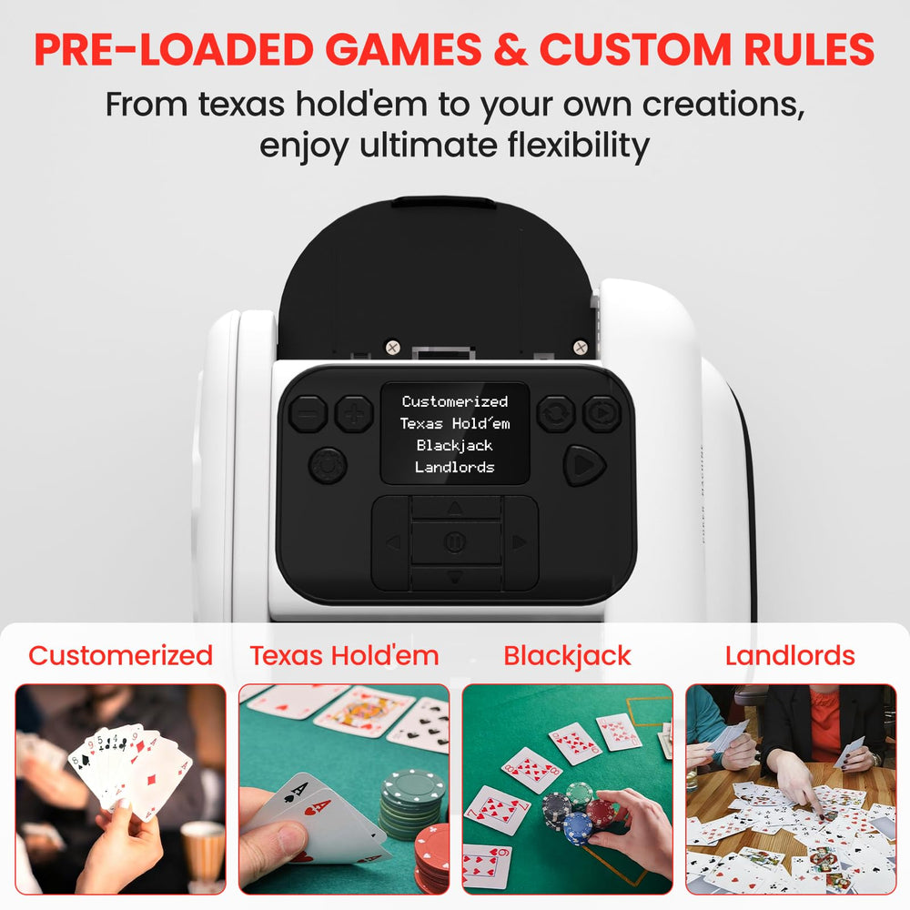 SouAny two-decks loading area speeds setup for multiple games