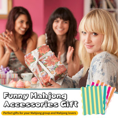 Soulchen Mahjong shuffler four-pack display, colorful accessories for gatherings.