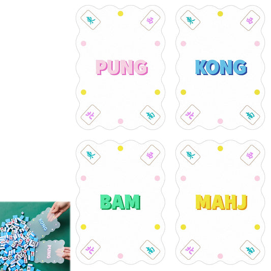 Soulchen Mahjong tile shufflers with transparent design for stylish gameplay.