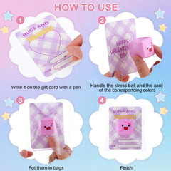 Soulchen stress cube on office desk for anxiety relief and concentration.