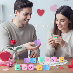 Soulchen six-expression cube offers color and mood options during meetings.