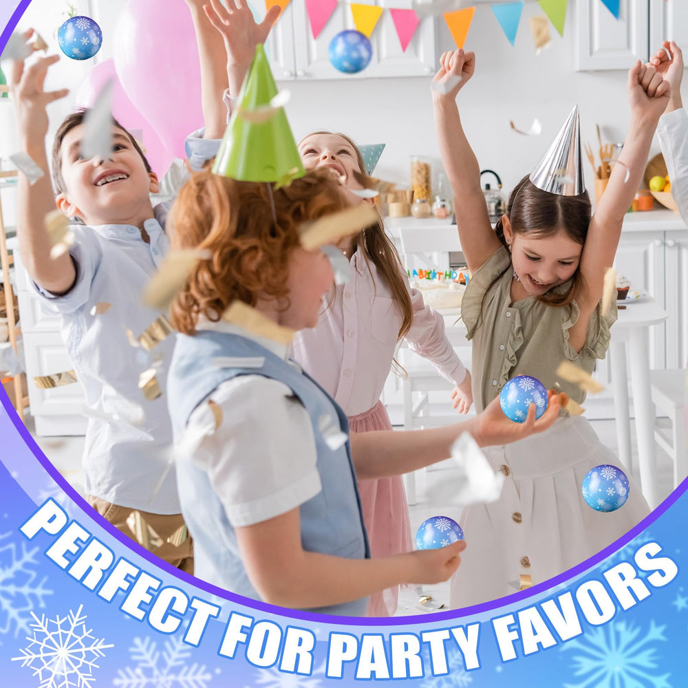 Soulchen snowflake party favors, great for snowflake-themed birthday fun.