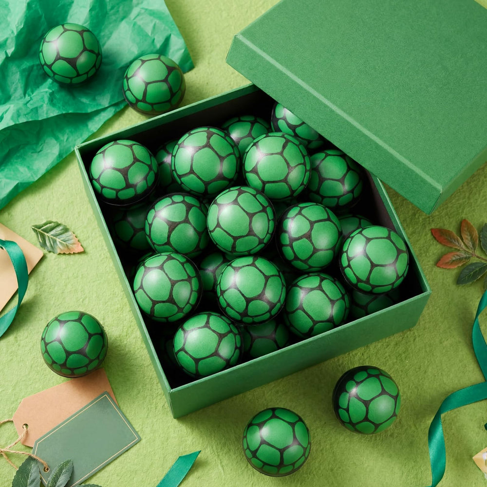 Soulchen Turtle-pattern-green-black vivid design adds turtle-themed charm.