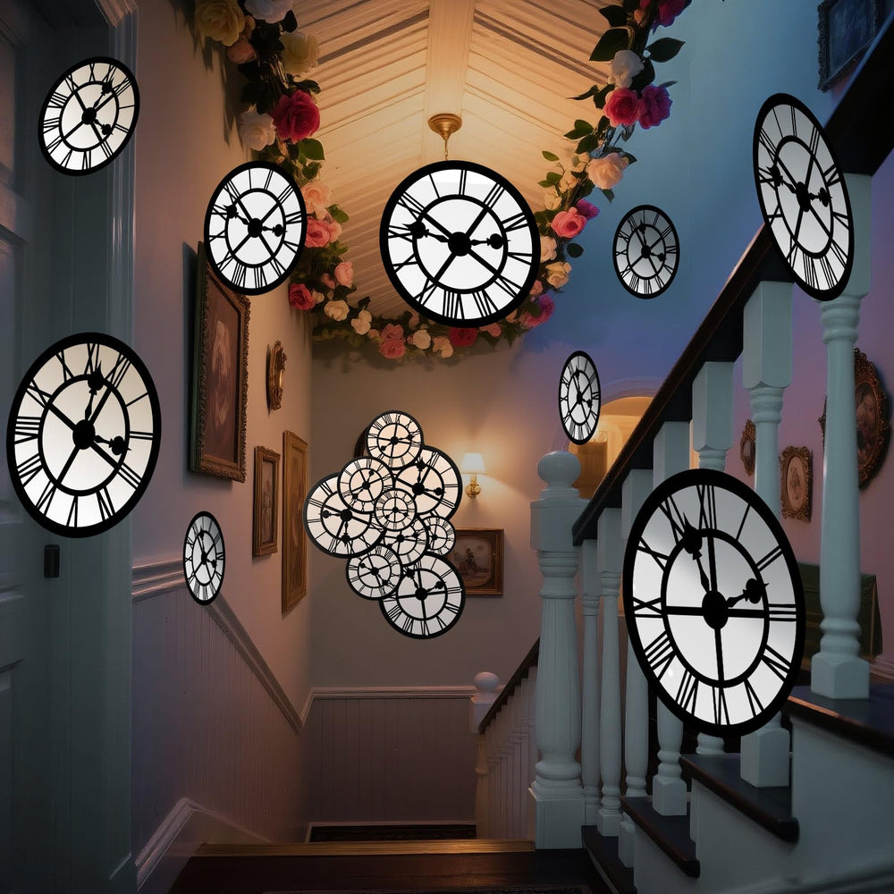 Soulchen Wonderland clock 15cm prints provide compact accents for tabletops and ceilings.