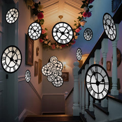 Soulchen Wonderland clock 15cm prints provide compact accents for tabletops and ceilings.